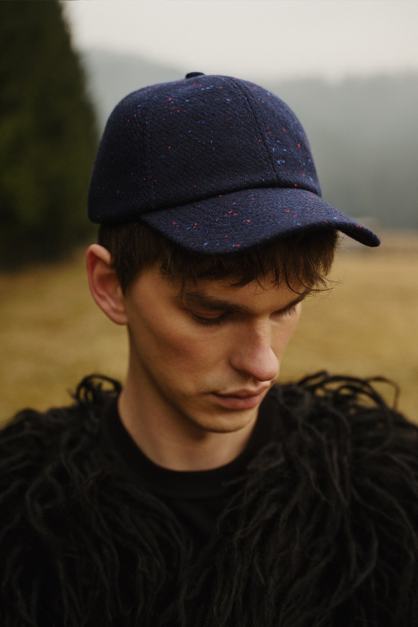 Blue Wool Cap